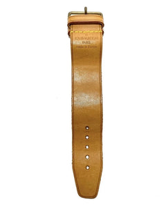 Brown Louis Vuitton Vachetta Leather Strap